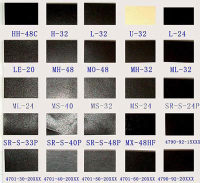 日美韩PORON 产品对照